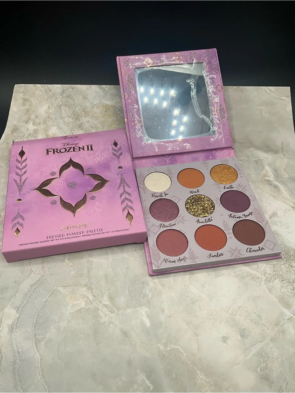 ColourPop Pink & Gold Eyeshadow Palette ANNA PALETTE
